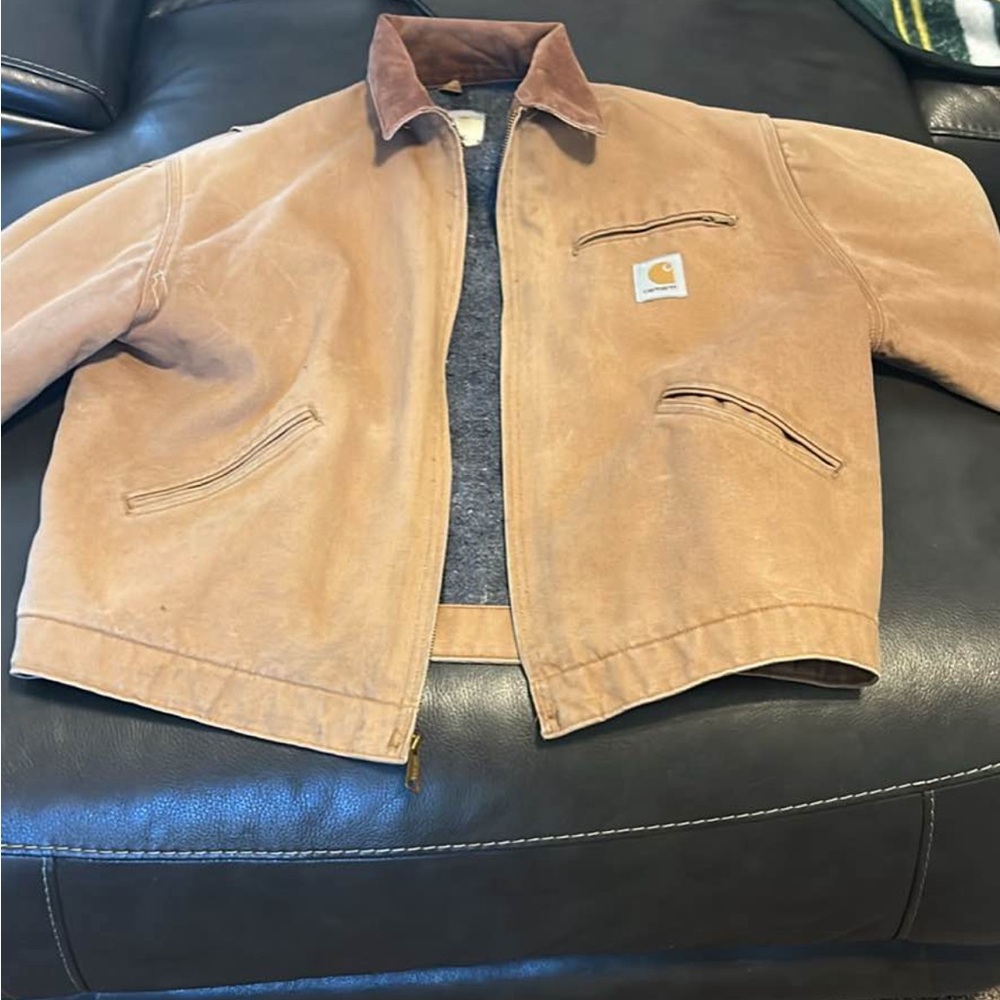 Vintage Carhartt blanket lined Detroit jacket